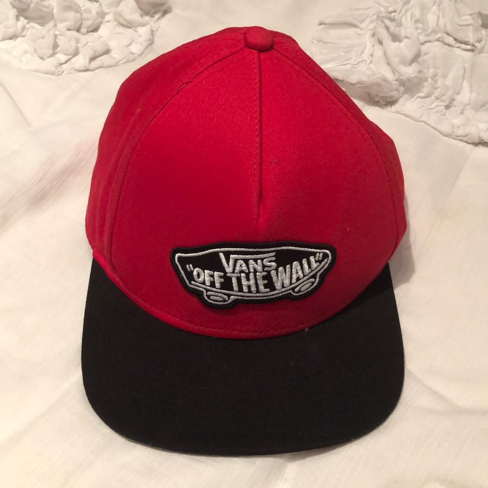 Vans Red Hat only worn once!